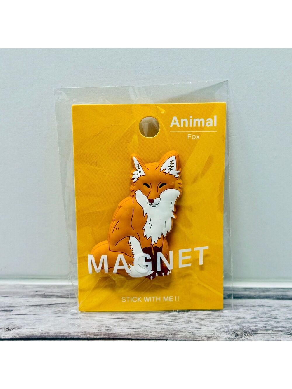 Fox Animal Rubber Magnet World Trading Co. New Japan Import US Seller